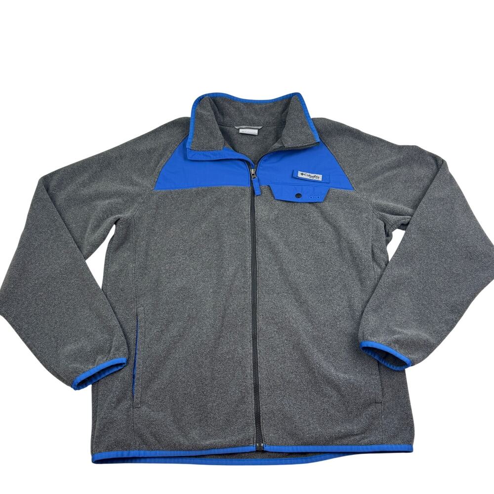 Columbia PFG Soft Warm Casual Fleece Full Front Zipper Jacket Men's Size Medium